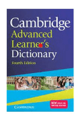 Cambridge Advanced Learners Dictionary 4th Edition