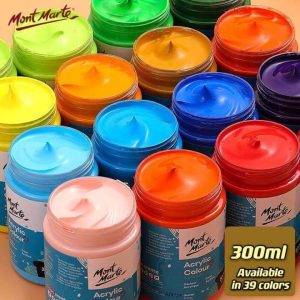 Mont Marte Acrylic Assorted Colors Big Tube 300ml