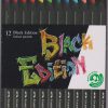FC Black Edition Colour Pencils 12s