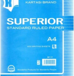 Ruled Paper (Foolscaps) Ream A4 Ref117