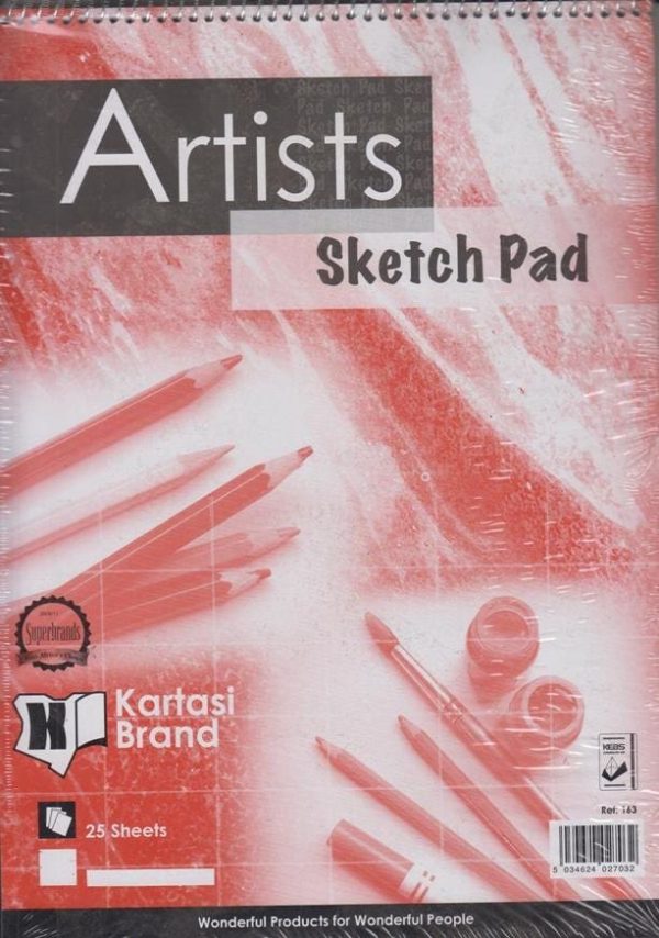 A4 Spiral Sketch Pad
