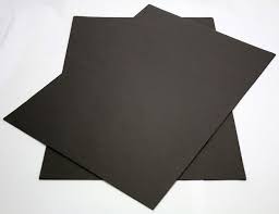 Embossed Paper Coloured A2 Per Piece Black