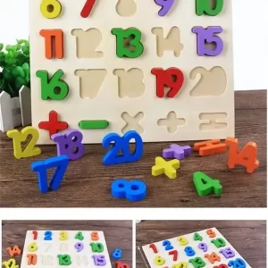 Wooden Number Puzzles