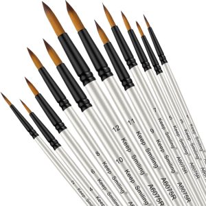 Sisal Round Brush Set of 12